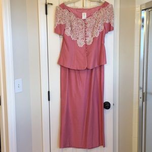 Bridesmaids, wedding party 2 peice dress